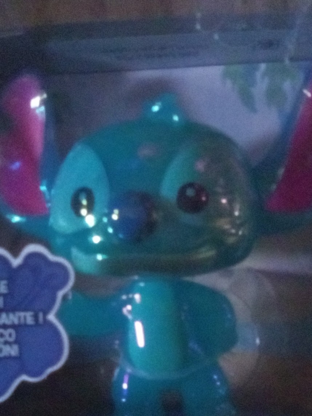 Disney Stitch Bobble Head - Teal with Pink Ears - Picture 2 of 3